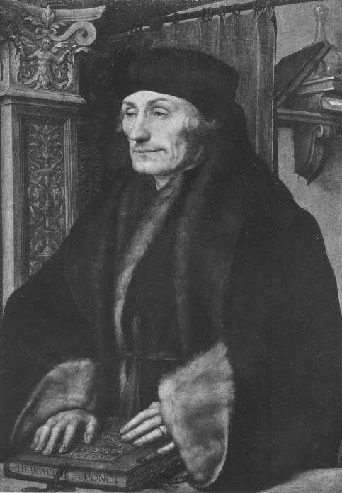 picture of Erasmus by Holbein