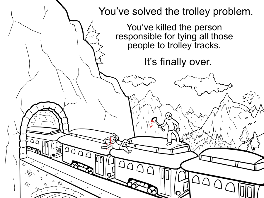 the trolley problem solved at last
