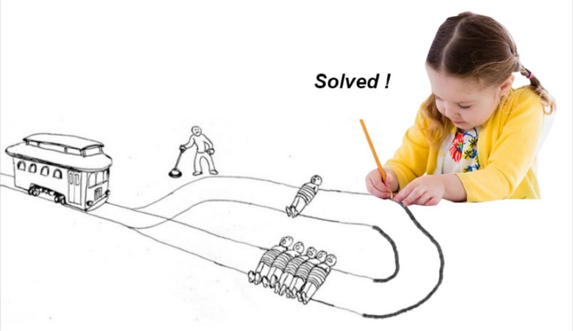 a novel refinement of the trolley problem
